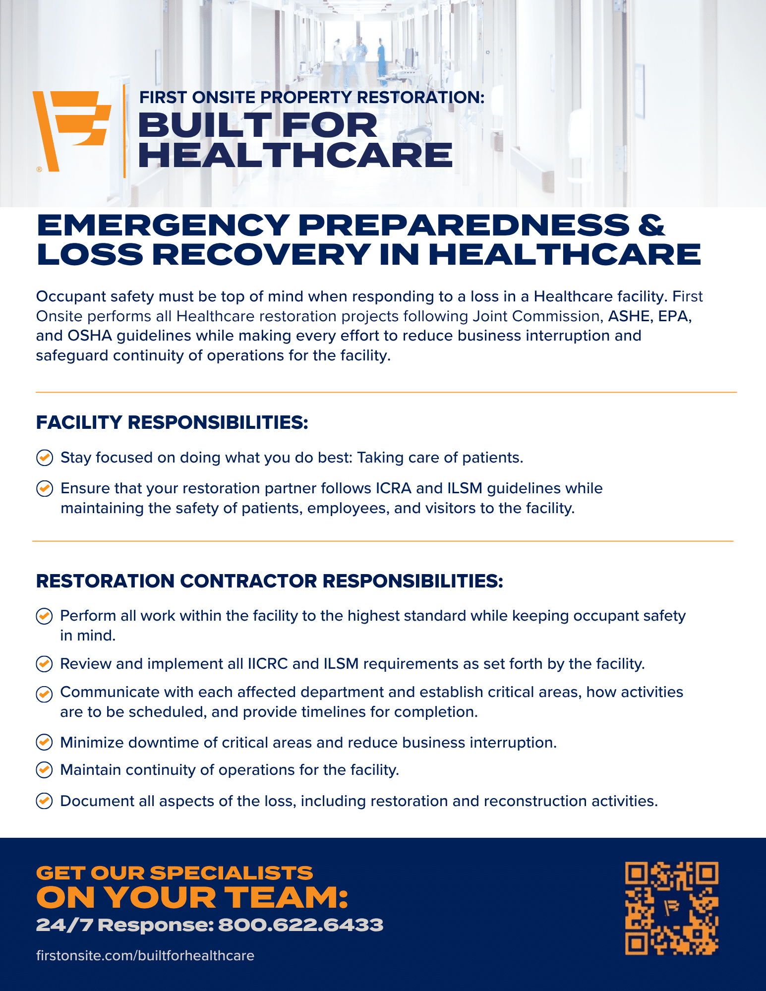 Emergency Preparedness and Response for Healthcare Facilities