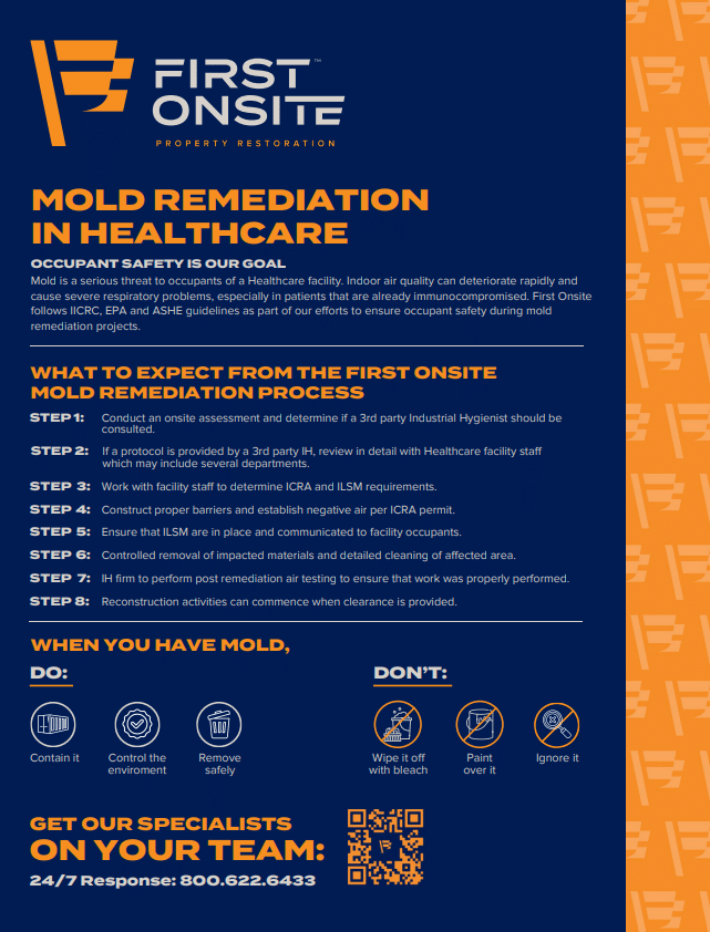 first onsite healthcare mold services